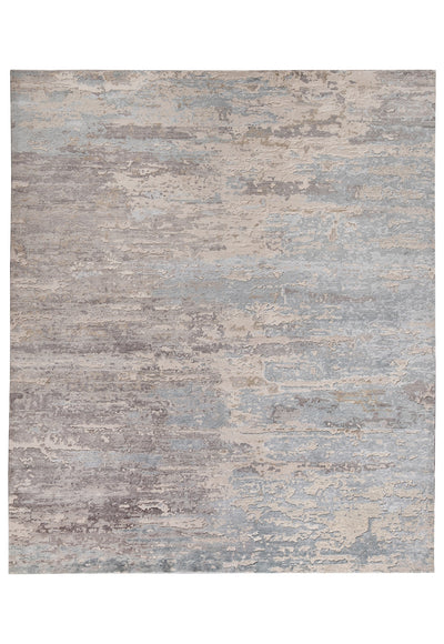 Carter rug - Back Beach (Cream/Multicoloured) Hand-Knotted Wool & Viscose Rug by Bayliss