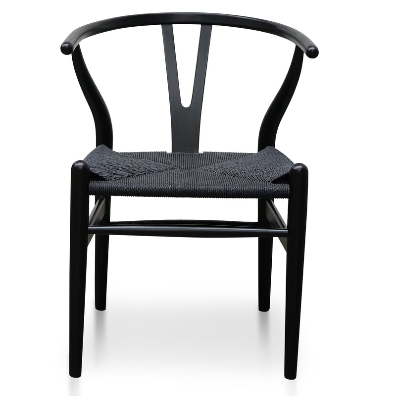 CDC2718-SD Cord Dining Chair - Full Black