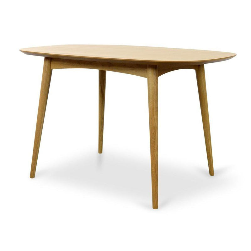 CDT782-VN Scandinavian 1.3m Fixed Dining Table - Natural