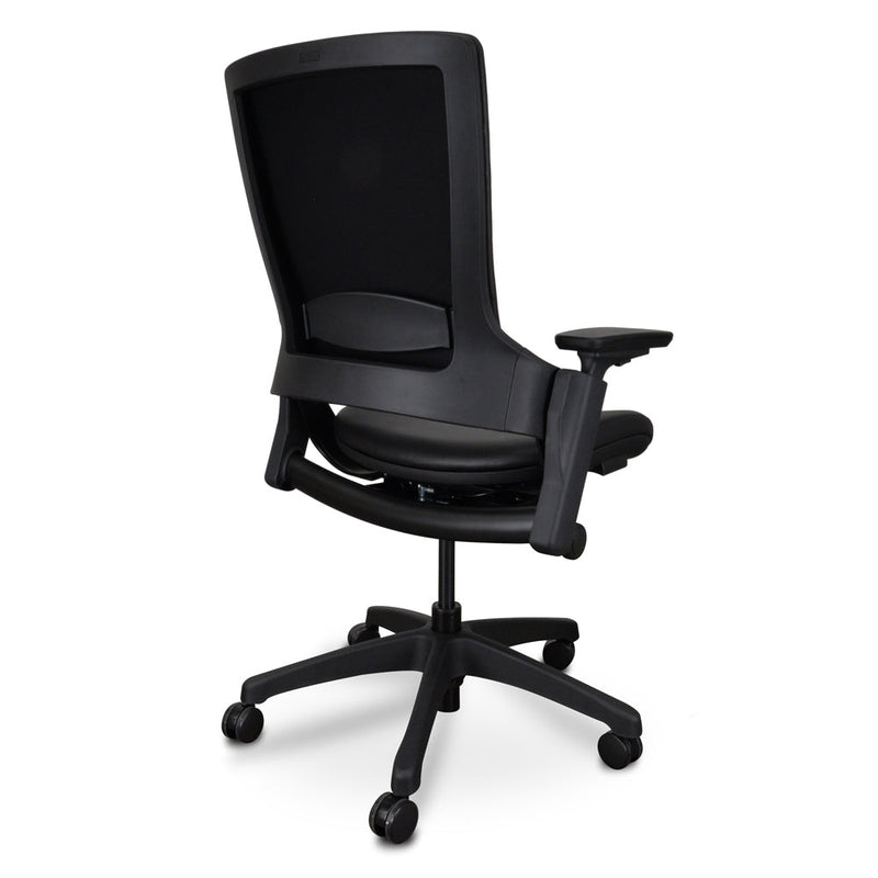 OC2151-UN Ergonomic Leather Office Chair - Black