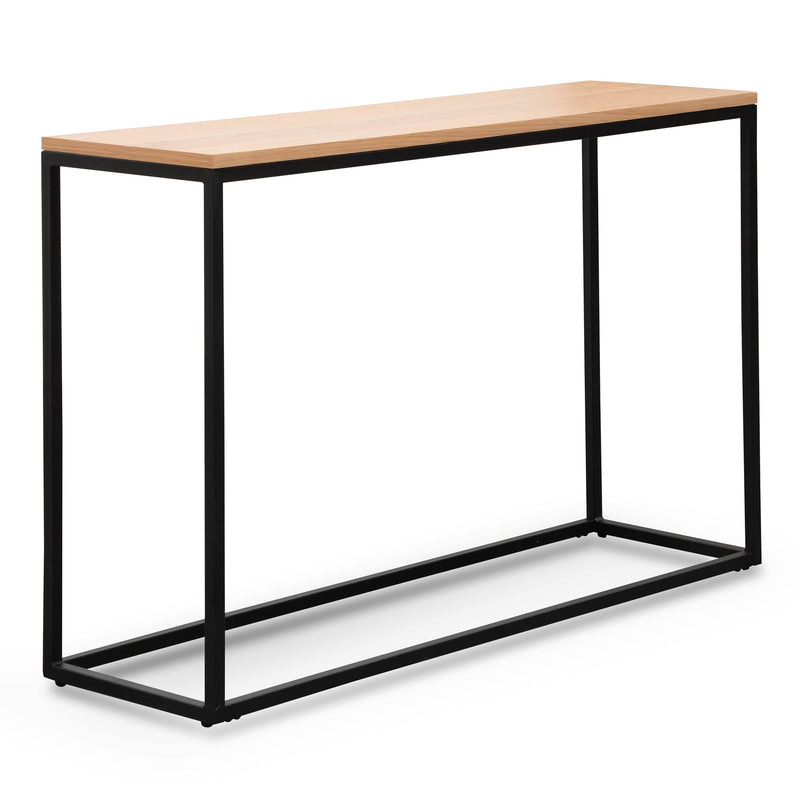 CDT2511-KD Natural Console Table - Black