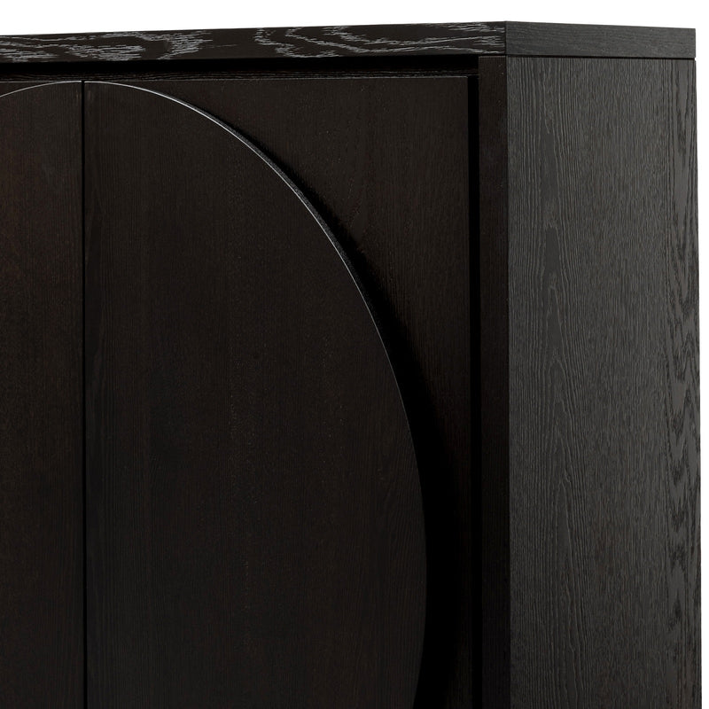 CDT2903-VA Storage Cabinet - Textured Espresso Black