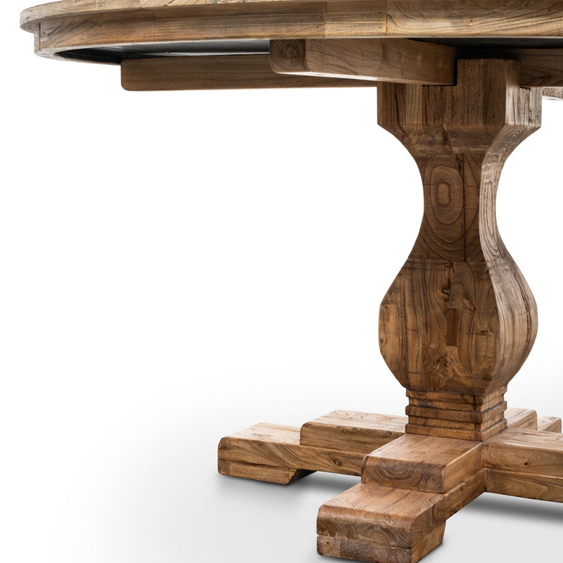 CDT2759 Round Dining Table 140cm - Rustic Natural