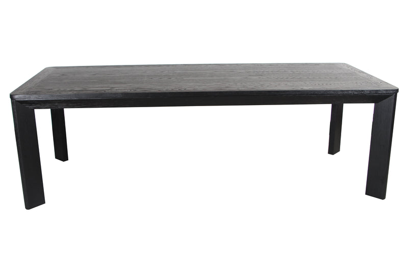 CDT6078-CH 2.4m Wooden Dining Table - Full Black