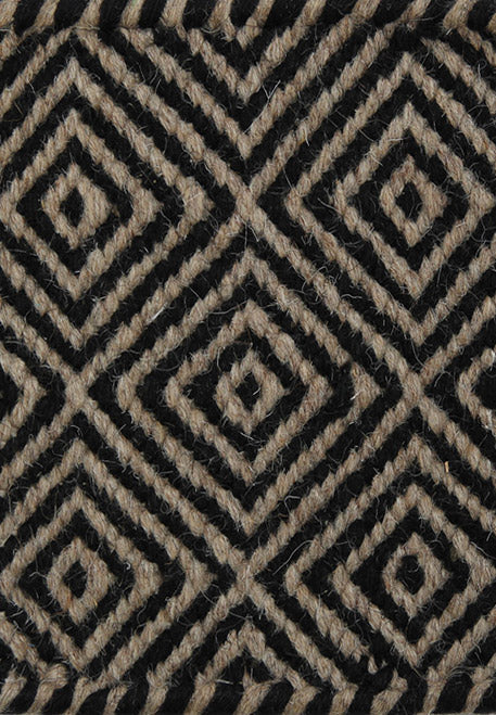 Herman rug - Taupe/Black (Pattern) Hand-Woven Wool Rug by Bayliss