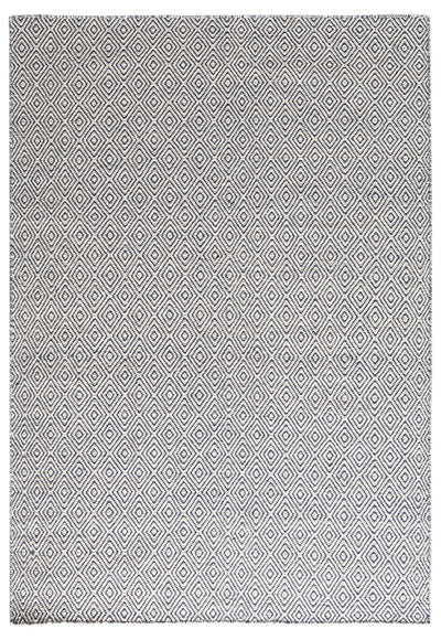 Herman rug - Navy Blue (Pattern) Hand-Woven Wool Rug by Bayliss