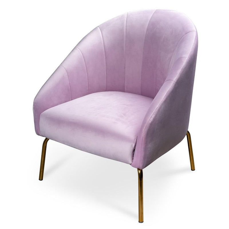 CLC2396-ML Armchair - Blush Velvet