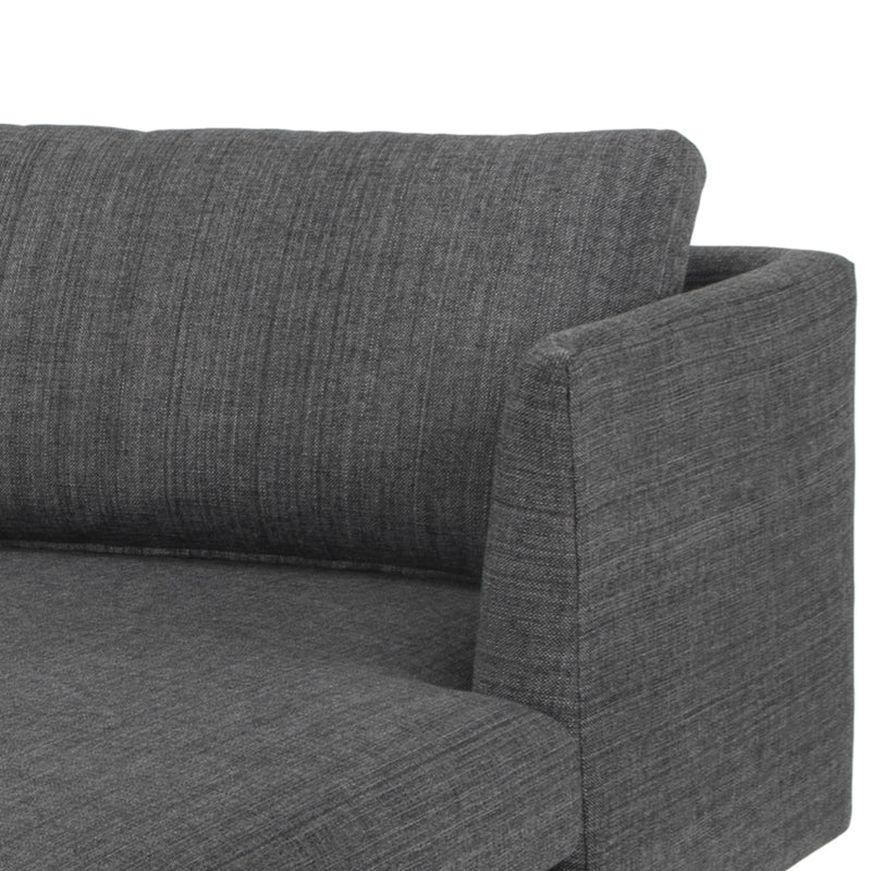 CLC768 3 Seater With Right Chaise - Metal Grey