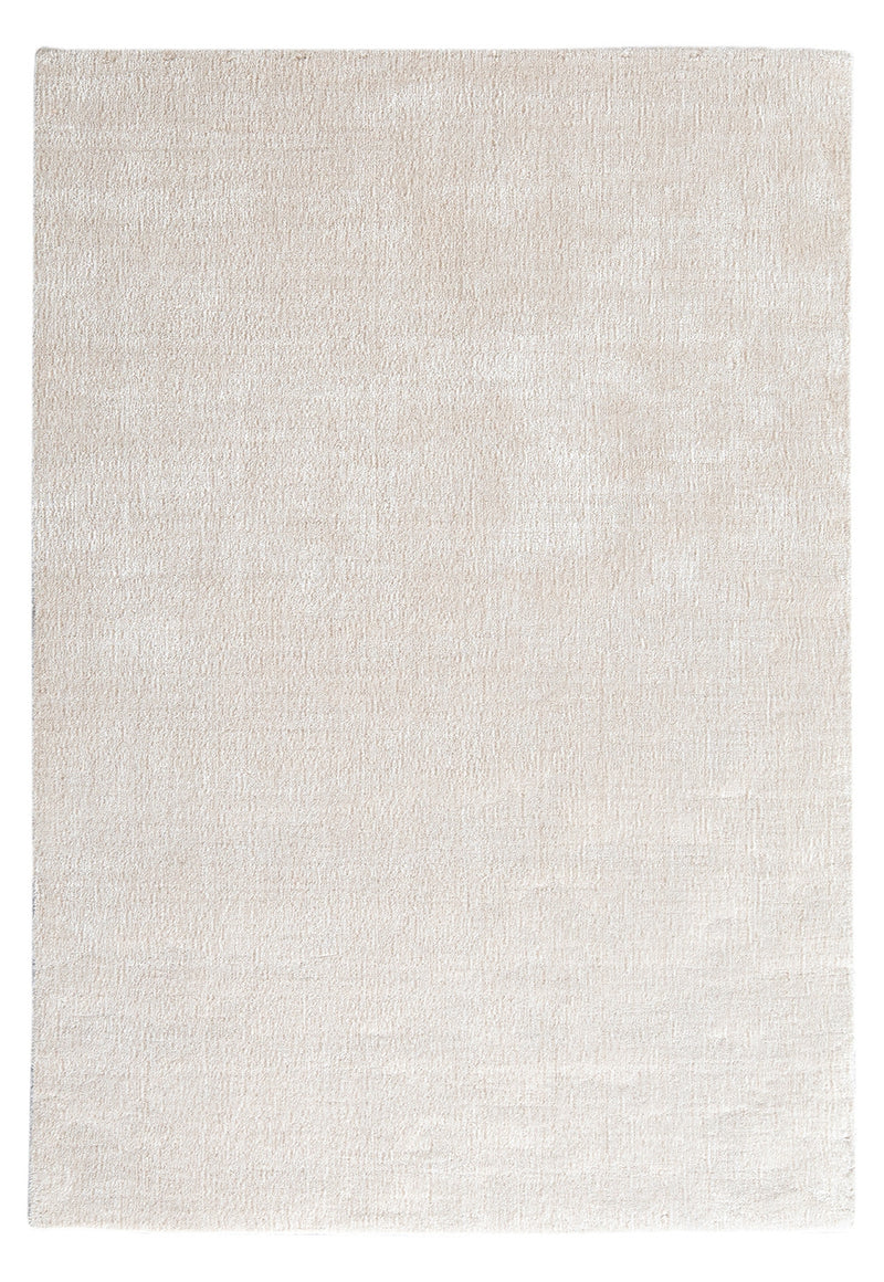 Moscow rug - Stone (Beige) Loom-Knotted Wool & Viscose Rug by Bayliss