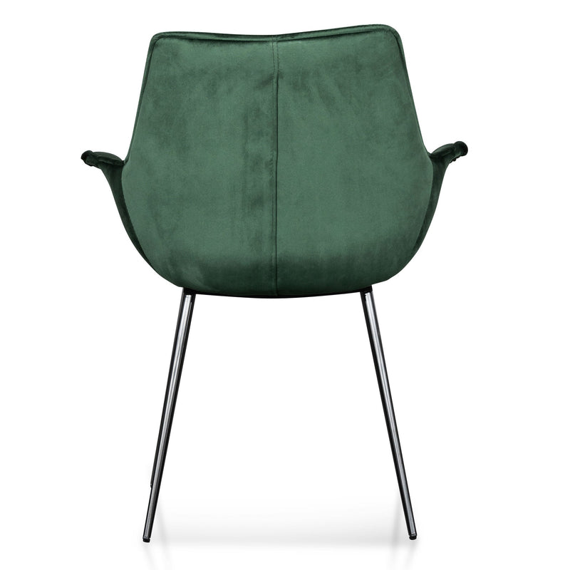 CDC6210-SE Dining Chair - Dark Green Velvet (Set of 2)
