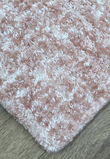 Quarry rug - Blush (Pink/White) Hand-Tufted Tencel Rug by Bayliss