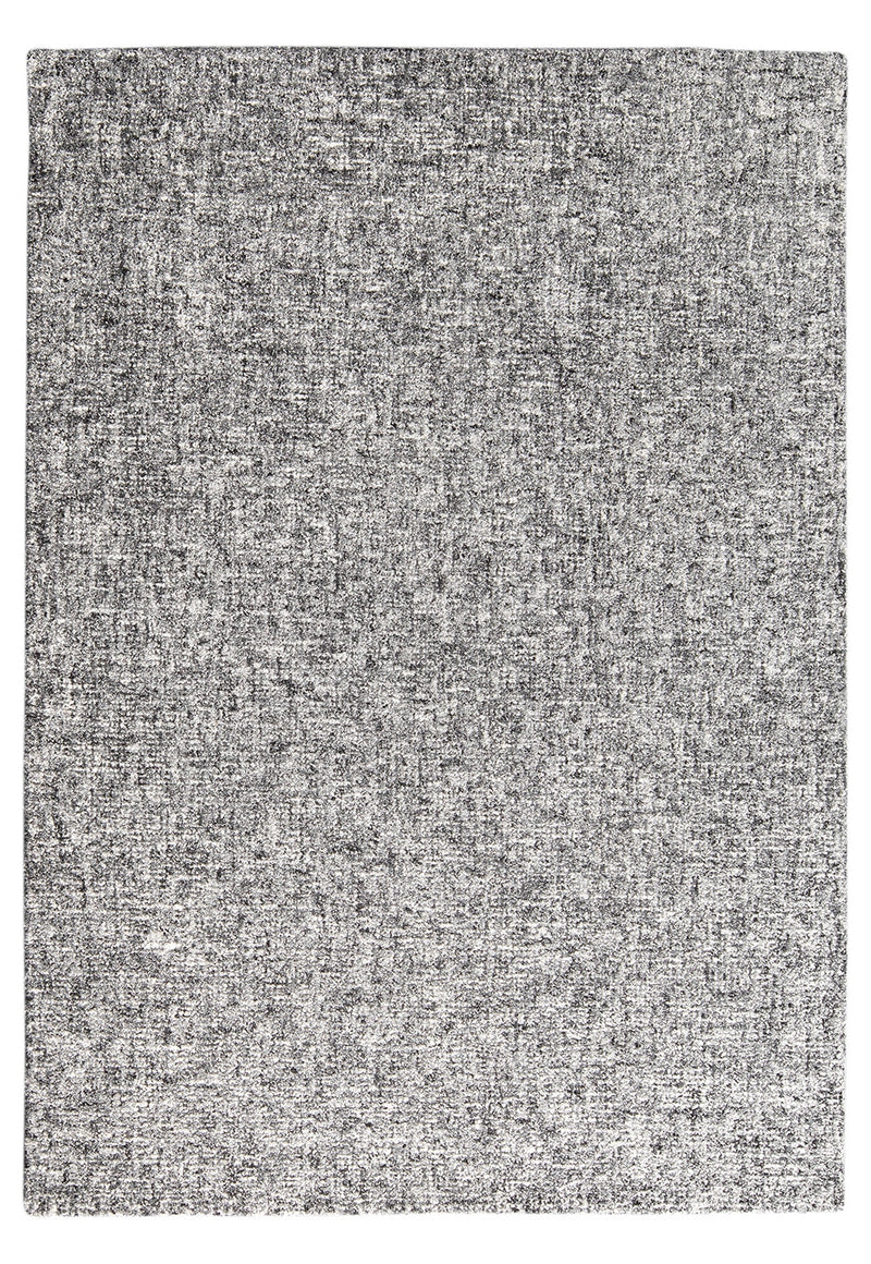 Quarry rug - Coal (Silver/Grey) Hand-Tufted Tencel Rug by Bayliss