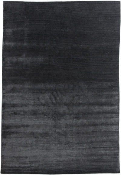 Soho rug - Granite (Black) Hand-Knotted Wool & Viscose Rug by Bayliss